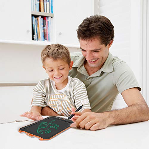 JRD&BS WINL LCD Electronic Writing Tablet Toys for 4-9Year Old Boys, Teen Boy Girl Birthday Presents Gifts,Christmas Box,8.5" Handwriting Paper Drawing Tablet Message Pad at Home and Outdoor(Orange D) - Thumbnail 2