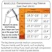N’joy Compression Leg Sleeves – 1 Pair Outdoor Basketball MAKLULU Full Length Leg Sleeves for Men, Women, Youth (White-3XL)