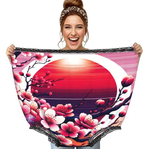 Culotte surdimensionnée pour grand-mère noir Augenstern Japan Cherry Blossoms