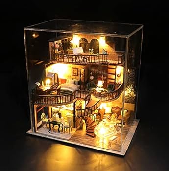 ドールハウス完成品オーダー。モダンなロフト ドールハウス完成品オーダー。モダンなロフト