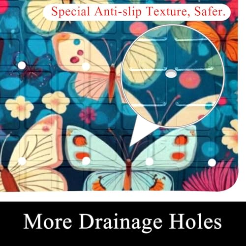 Tapis de bain antidérapant séchage rapide extra long à ventouses