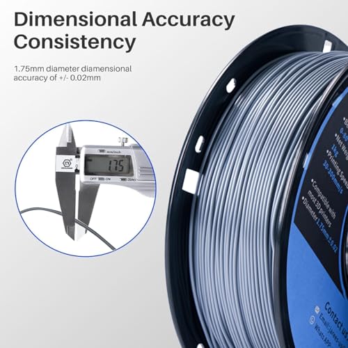 Image of Silk PLA White Floating Gloss 3D Printing Filament Pearlescent White Aurora Premium Texture 3D Printing Filament for FDM Printers