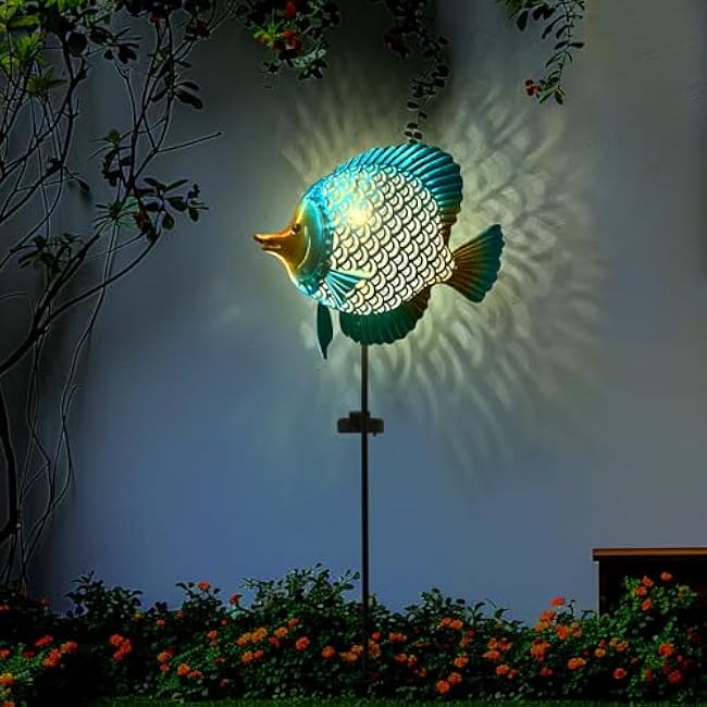 HONGLAND Outdoor Lights Solar Path Lights Warm Yellow