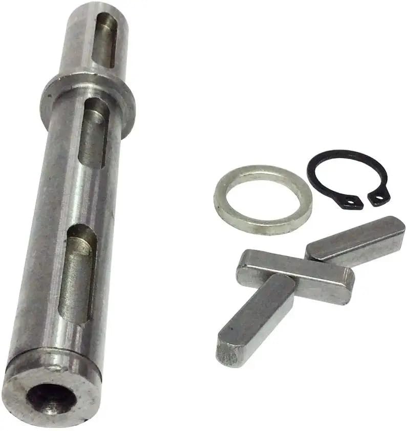 Diámetro del eje de salida simple/dual 14/18mm para reductor de gusano eje de salida+juntas+anillo S+Pin de esquina para caja de cambios NEMA NMRV 030/40 (030 doble eje 14mm)