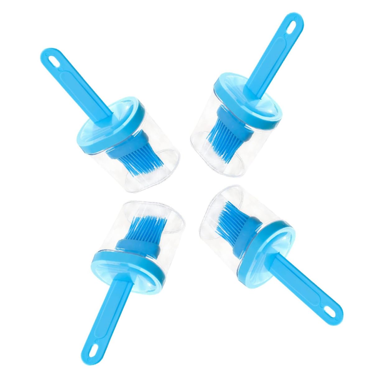 BRIGHTFUFU 4Pcs Reusable Oil Brush Convenient Basting Brush for Cooking Baking and Bbq Lightweight Easy to Hold for Camping and Picnics
