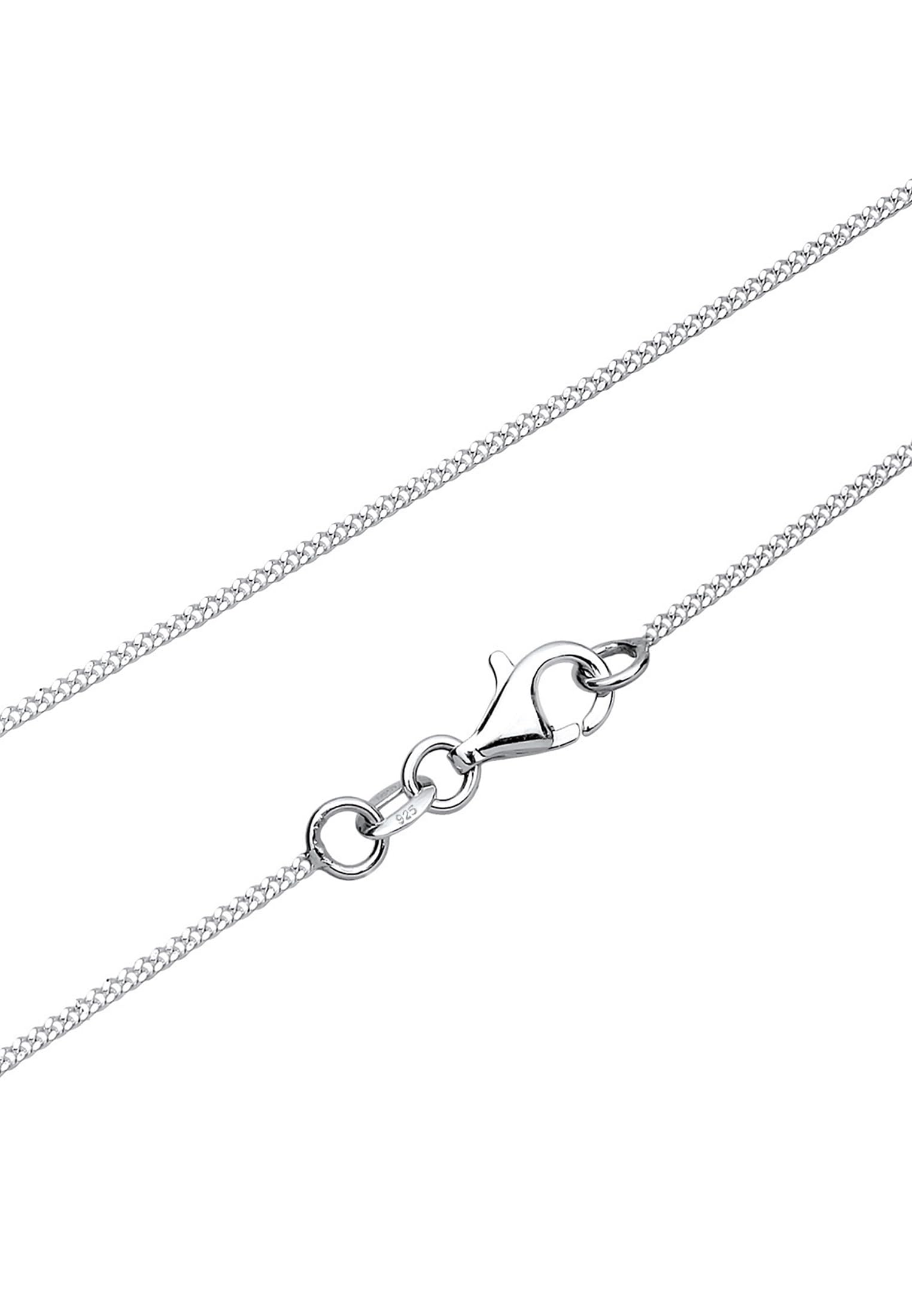 Elli DIAMONDS Halskette Damen Herz Anhänger Liebe Klassisch mit Diamant (0.05 ct.) in 925 Sterling Silber