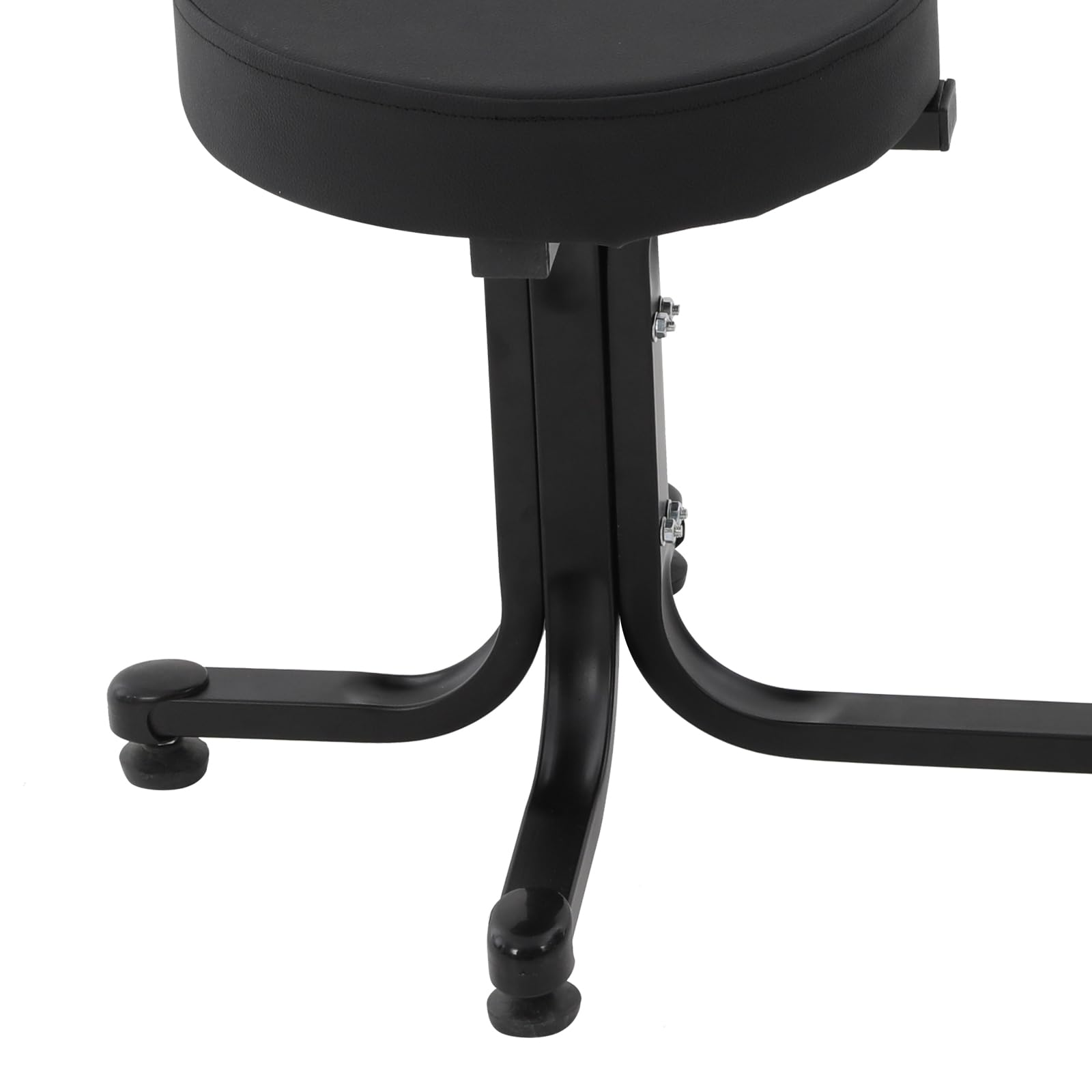 Treeisland Taburete de Pedicura con Aspiradora 2 en 1, Reposapiés Negro para Salones de Uñas