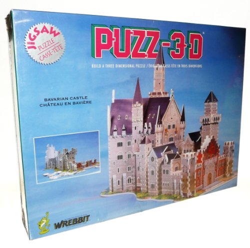 Puzzle 3D Bavarian Castle Wrebbit maquette de château bavarois en mousse