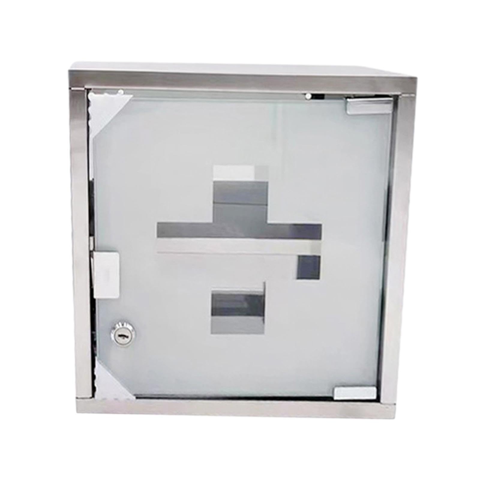 Organizador de pared para botiquín médico, duradero, de gran capacidad, de doble capa, mantiene los suministros seguros, botiquín médico de