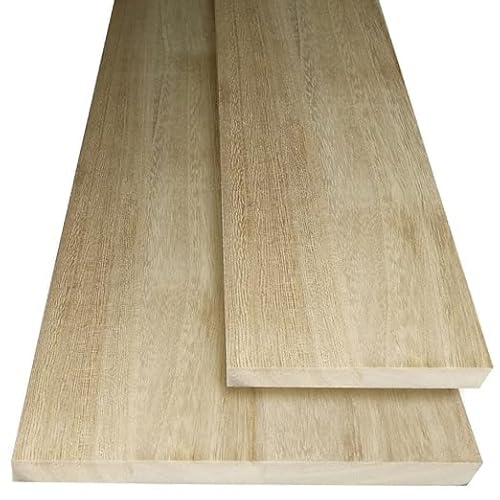 Generic Assi in Legno Lamellare Light Wood – Levigato, Ultraleggero e Resistente (100x15x2 cm)