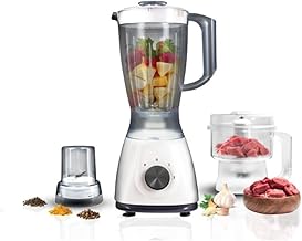 Touch El Zenouki Perfect Plus Blender 600W + Meat Grinder Attachment + Mill Grinder