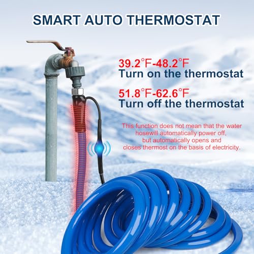 Szfy J-HOSE-ASM 25Ft Heated Water Hose For Rv,Heated Drinking Water Hose thumb #3