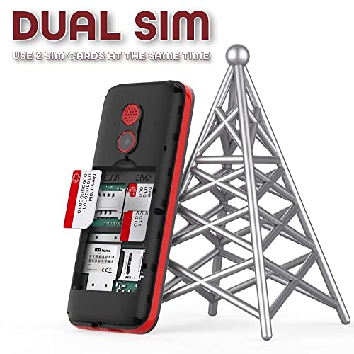 TTfone TT160 Dual SIM Enkel Mobiltelefon med Kamera och Bluetooth