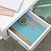 Con-Tact Brand Creative Covering, Self-Adhesive Shelf Liner, Multi-Purpose Vinyl Roll, Easy to Use and Apply, 18'' x 9', Teal
