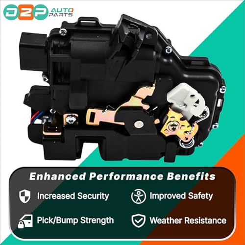 3B1837016A Front Right Driver Side Door Lock Mechanism Replacement For VW Golf, Bora, Passat, Leon, Toledo, Octavia