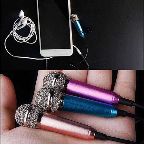 Gilroy 3.5Mm Mini Portable Vocal/Instrument Microphone With Stand For Mobile Phone Laptop Notebook Silver #TOP2