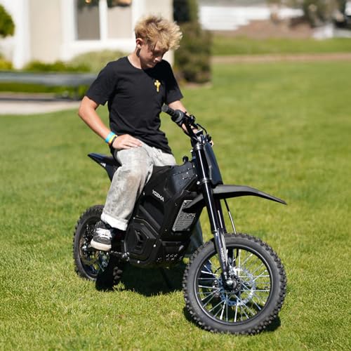 Image of Yozma IN10 Electric Dirt Bike, 2600W 40MPH Electric-Motorcycle with 48V /23AH Battery Ebike, Full Hydraulic Brakes and Suspensions Mountain Off-Road E Dirt Bike, for Teens & Adults