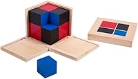 Vista 1 de Materiales de matemáticas Montessori para juguetes de herramientas de aprendizaje temprano preescolar (cubo binomial)