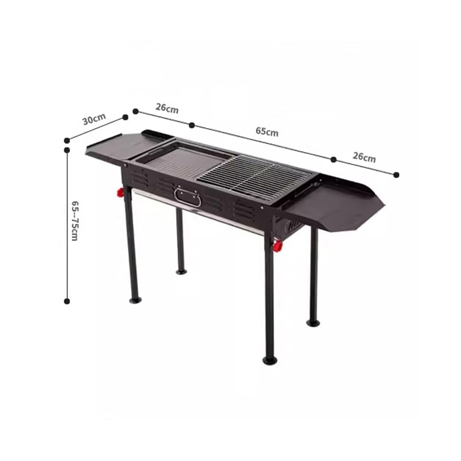 Griglia da Tavolo Fornello for Barbecue Domestico Multifunzionale, Campeggio all'aperto, Portatile, Pieghevole
