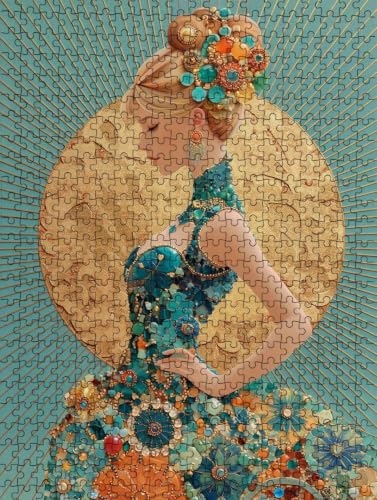 Puzzles de decoración juego de 2000 piezas de mujeres abstractas en 3D