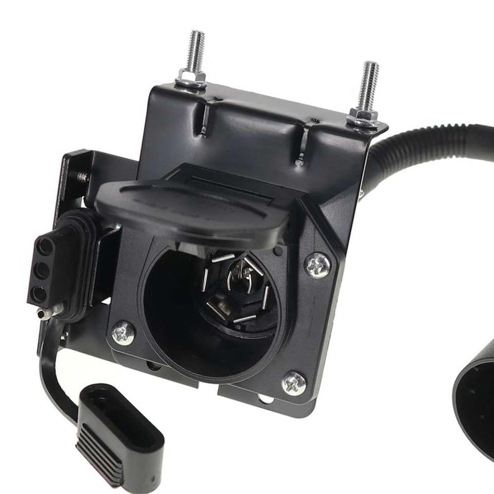 Adattatore per Cablaggio del rimorchio Prese Standard USA a 4 Pin e Spina a 7 Pin compatibili con rimorchi con connettori Diversi