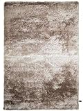 benuta Alfombra de Pelo Largo Whisper Beige/marrón Claro, 80 x 150 cm, Alfombra de Pelo Largo para Dormitorio y salón