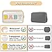 2 Pcs Chenille Letter Clear Makeup Bag Mama Baby Pouch, Mama Baby Hospital Duffle Bag Clear Diaper Bag Organizing Pouches with Zipper, Travel Baby Toiletry Bag Nylon Cosmetic for Women Girl(MAMA+BABY)