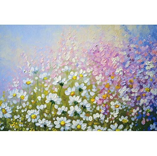 Fondo Fotográfico de Vinilo 10x8ft Flores Multicolor miniatura 2