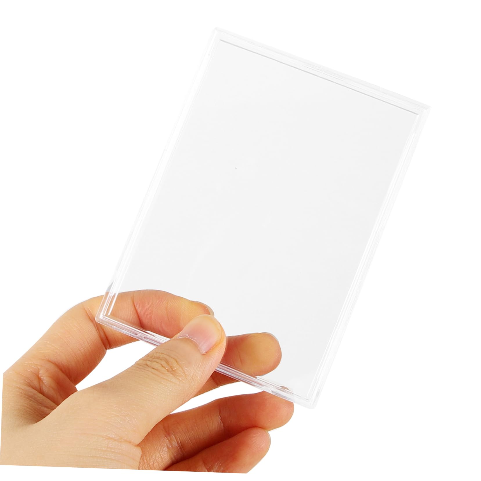 VILLCASE 5 Set Custodia Trasparente Per Carte Da Acrilico Protezione Per Carte Da E Collezionabili Facile Da Usare E 10 Pezzi * 5