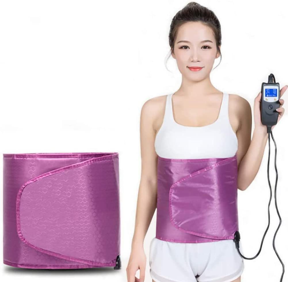Ceinture Amincissante Électrique Vibrante, Outils De Ceinture Chaude De Sauna Chauffant À 360 °, Élargissant, Soulage Les Douleurs À La Taille du Ventre, Brûleur De Graisse Perte De Poids Massage Abd