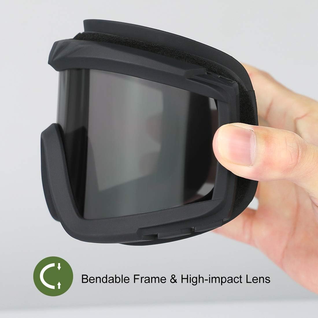 xaegistac Airsoft Goggles Tactical Safety Goggles Anti Fog Glasses Hunting Cycling