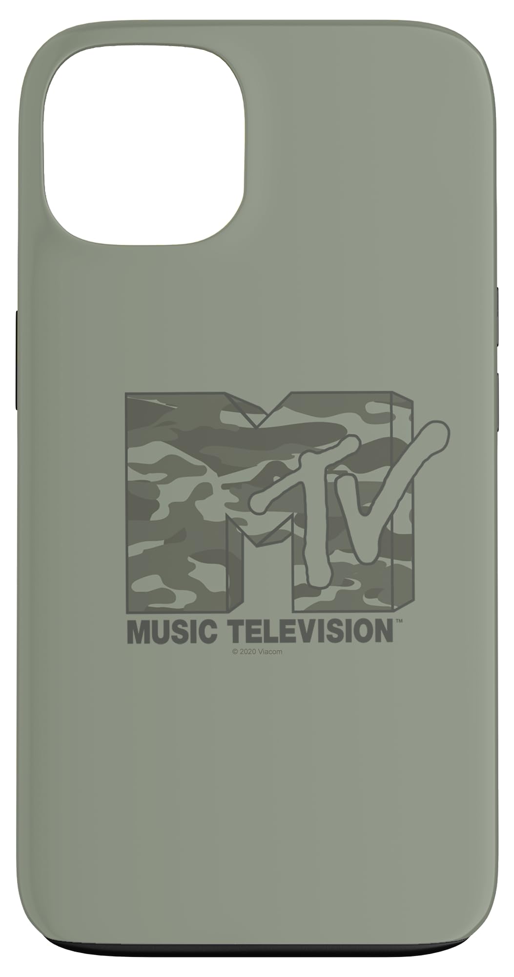 Coque iPhone 13 MTV imprimé camo logo rétro résistant aux rayures - 4