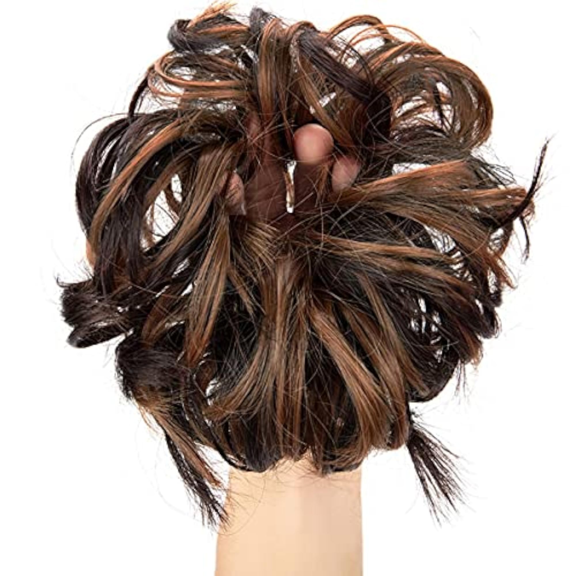 Cotton Lace Messy Hair Bun Extensions for Weddings