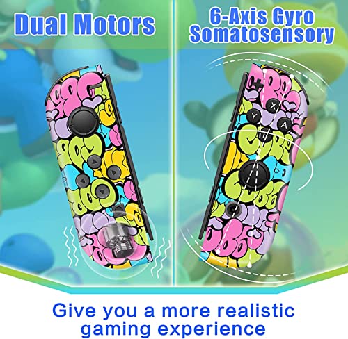 Joycons-for-Switch-NintendoReplacement-for-Nintendo-Switch-Controller-Compatible-with-Nintendo-Switch-Joycon-Wireless-LR-Controllers-Support-Dual-VibrationWake-upScreenshot