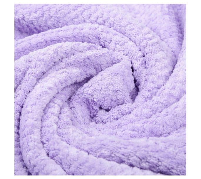 Image of LINEAR Microfiber Hand Towel /Highly Absorbent Hand Towels for Bathroom /Soft Hand Microfiber Face Towel /Towel for Men, Women,Gym (SIZE-75x35) (Purple)