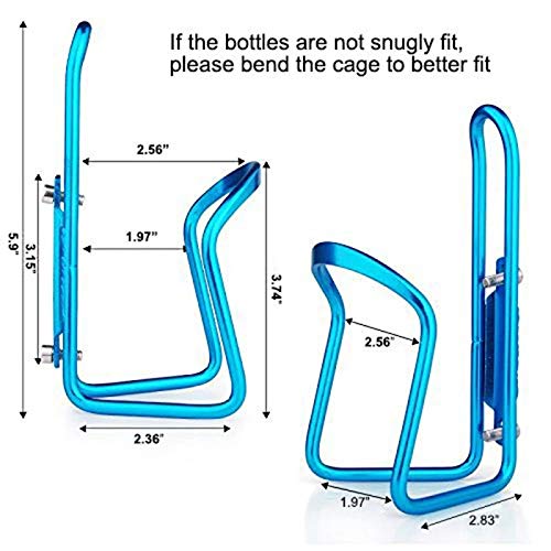 1 PZ Portaborraccia per Bicicletta in Lega di Alluminio Staffa per Ciclismo per Bici Accessori per Biciclette per Bibite in Bicicletta (Color : D)