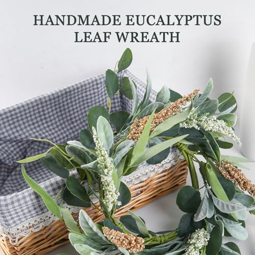 Foeyyir 13In Eucalyptus Wreath thumb #3