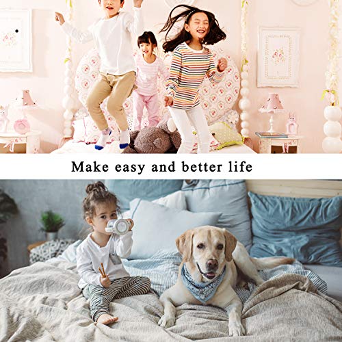 Acedécor Bed Sheet Suspenders, 4 Pcs(2 Sets) Adjustable Bed Sheet Holder Straps Fitted Sheet Clips Keeping Sheets In Place, Black #TOP6