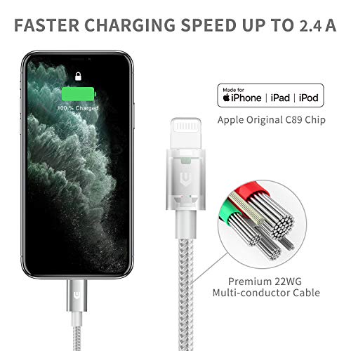 UNBREAKcable-iPhone-Ladekabel-Lightning-Kabel-2M2M-MFi-Zertifiziert-mit-Apples-originalem-C89-Terminal-und-Smart-Chip-Datenkabel-kompatibel-mit-iPhone-iPad-Air-Airpods-Silber-Grau