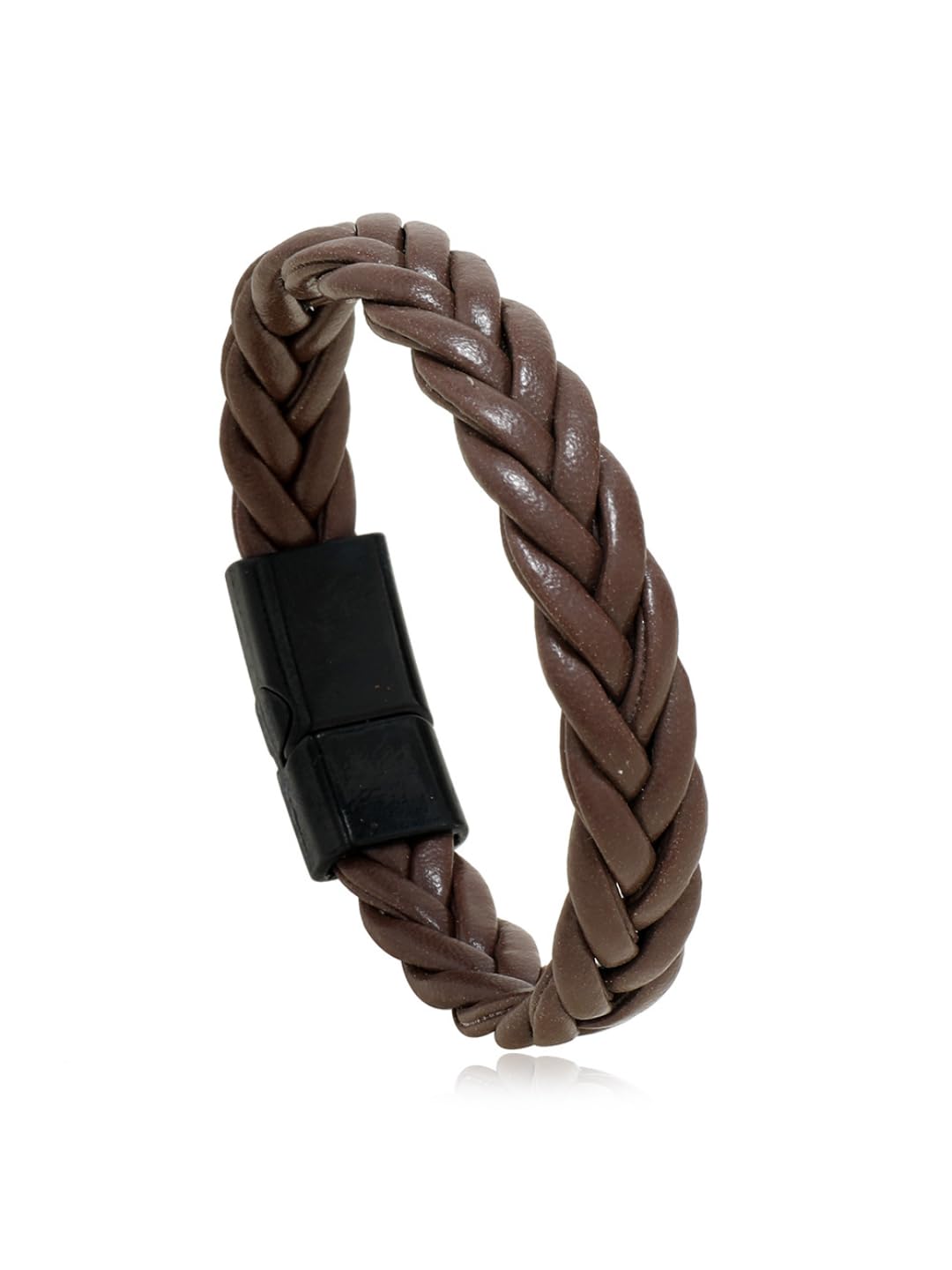 SALTY Alpha Nuanced Bracelet for Men & Boys | Leather | Wrist Band | Fancy & Stylish | Birthday Gift | Aesthetic Jewellery | Accessories for Everyday Wear | Brown (B0CVXFPZJX) Amazon Price History, Amazon Price Tracker