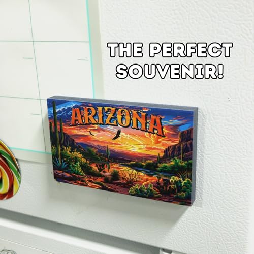 Imán decorativo rectangular Arizona 5" x 3" miniatura 6