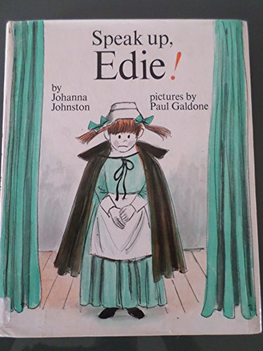 Speak Up, Edie! 0399608648 Book Cover