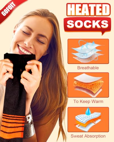 Faber-Castell HEATED SOCKS For Men & Women, 5000Mah Upgraded Rechargeable Heated Socks thumb #3