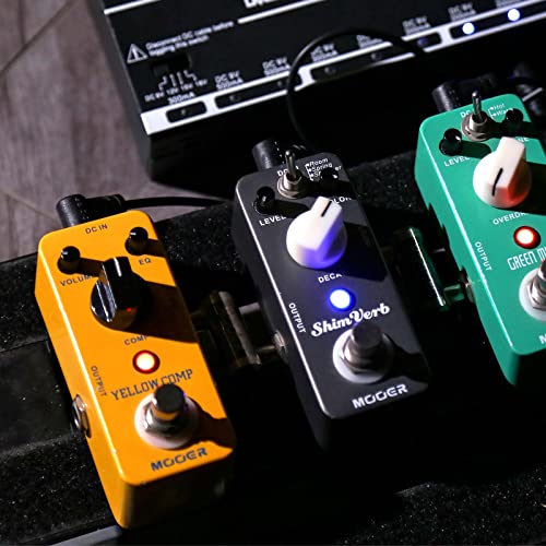 Image of MOOER Yellow Compressor Comp Guitar Pedal Bass Compressor | True Bypass Guitar Compression, Adjustable Eq And Volume, Portable Mini Size.
