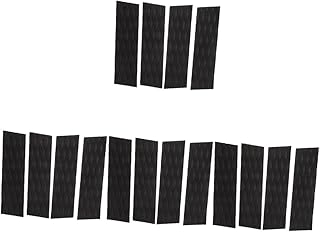 CLISPEED 16 Pcs Surfboard Skid Pad Kiteboard Traction Pads Surfboard Non-slip Pad Eva Deck Grip Pads Portable Deck Sports Decor Surfboard Non-slip Pads Traction Pads for Surfboard Tail Mat
