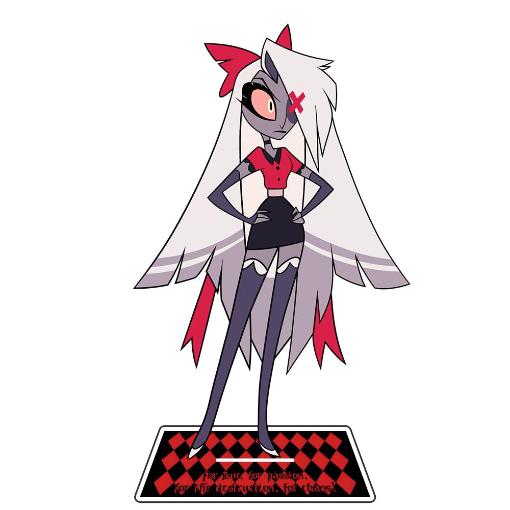 Zhongkaihua Hazbin Hotel Charlie Morningstar Lucifer Morningstar Acrylic Stand Figure 15CM Home Display Desktop Standing Plaque Ornament