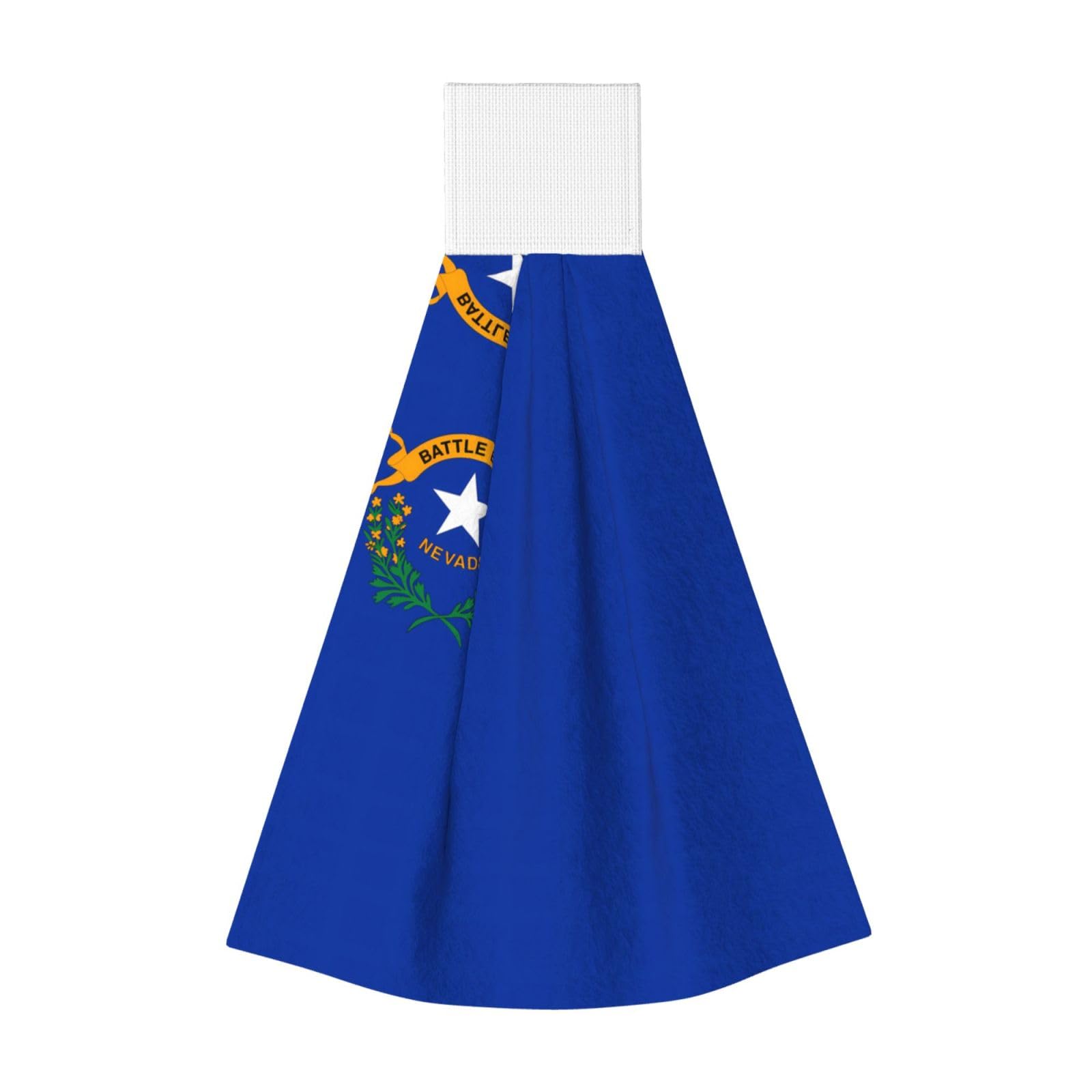 Nevada State Flag Highly Absorbent Dish Towels Soft Coral Fleece Wipe