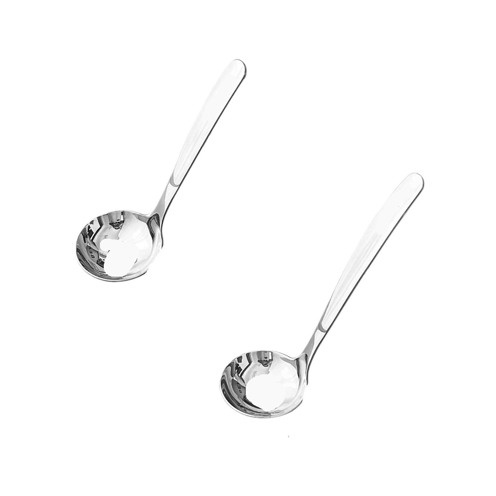 Cucchiai da zuppa con manico lungo Utensili cucina for stoviglie in acciaio inossidabile 316(Mix 2pcs)