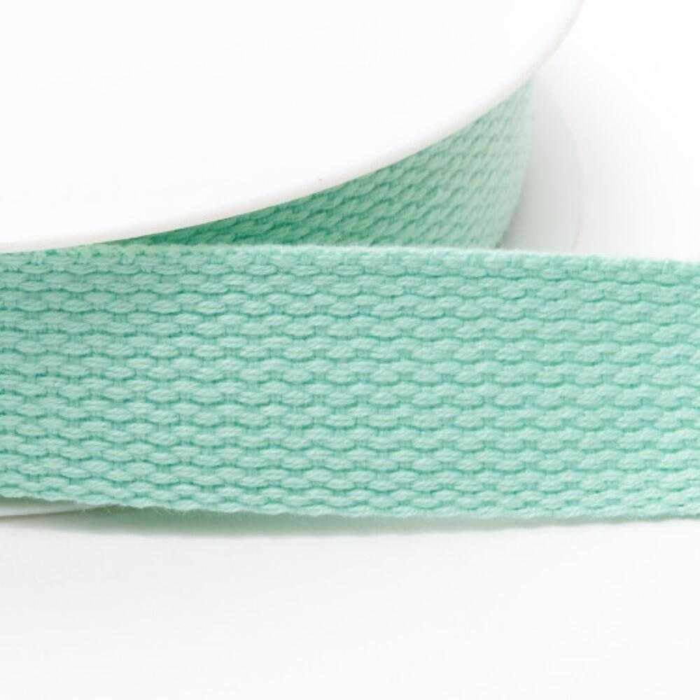 30mm Cotton Webbing 1.5mm Thick Bag Handle Etc 36 Color Buy 1 2 or 4 Metres 920D, 086 Mint, 1 Metre — image 1