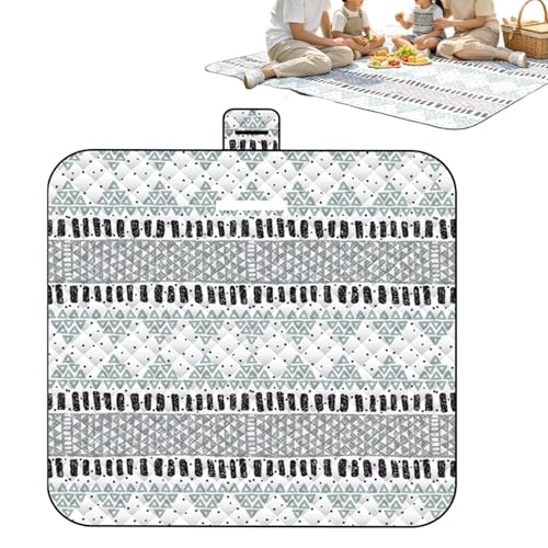 Alfombra de playa de 3 capas impermeable: comodidad acolchada para tus acampadas 8